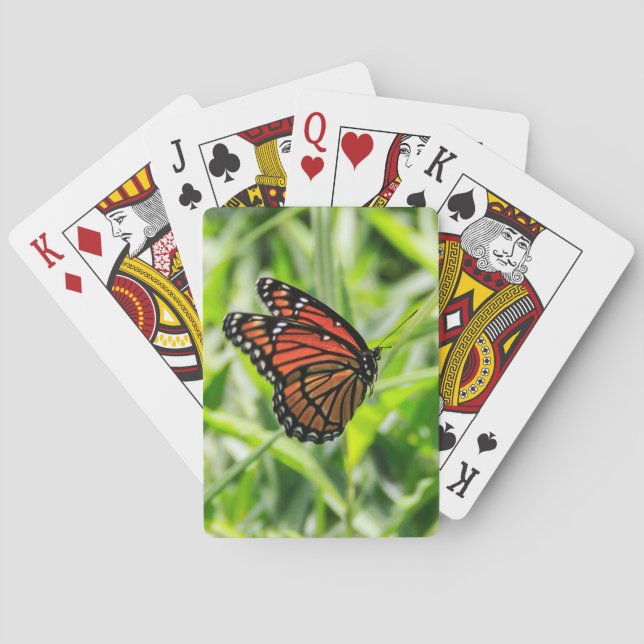 Jeu De Cartes Papillon de monarque en vol (dos)