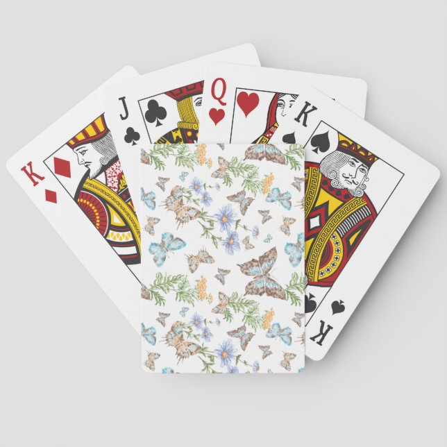 Jeu De Cartes Papillon, effet Art (dos)