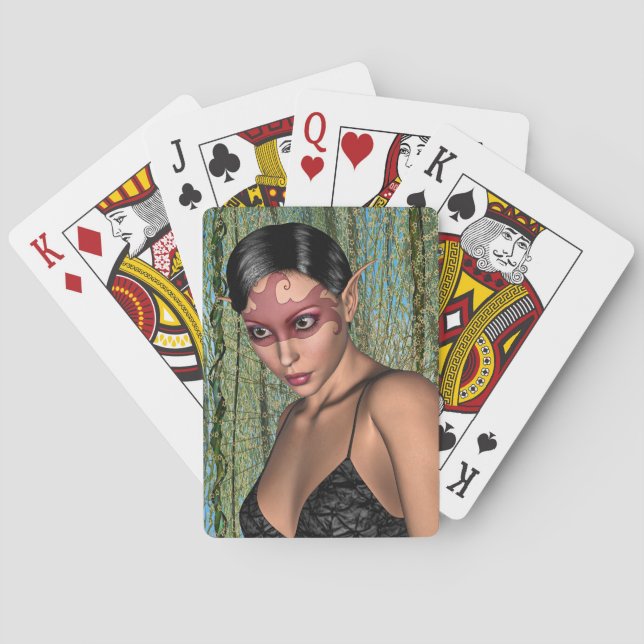 Jeu De Cartes Papillon Fée (dos)
