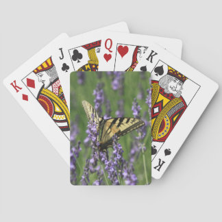 Jeu De Cartes Papillon jaune sur Lavender Lecture Cartes