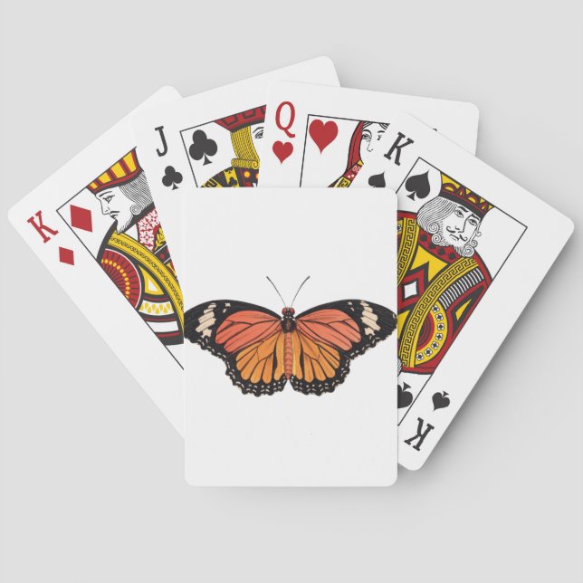 Jeu De Cartes Papillon monarque (dos)