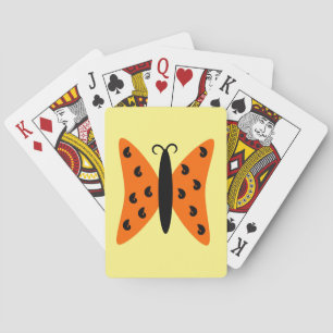 Jeu De Cartes Papillon Orange