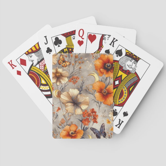 Jeu De Cartes Papillon Sauvage Vintage (12) (dos)