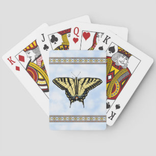 Jeu De Cartes Papillon Southwest Yellow Swallowtail Blue Sky