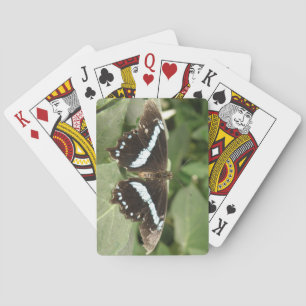 Jeu De Cartes Papillon tropical noir et blanc Jouer aux cartes