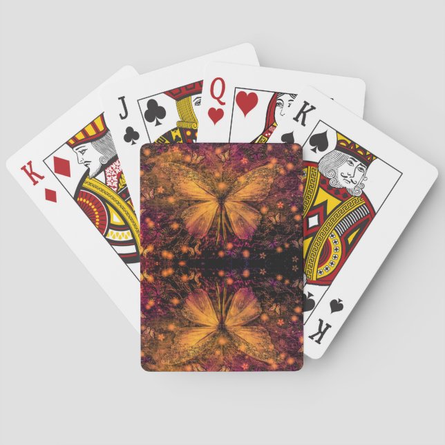 Jeu De Cartes Papillon victorien (dos)