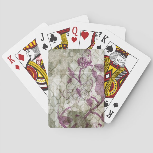 Jeu De Cartes Papillons arabes IV (dos)