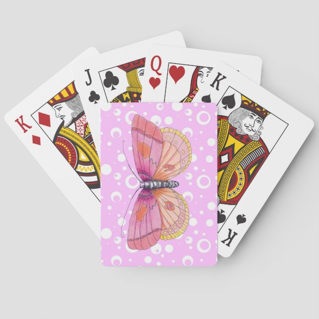 Jeu De Cartes Papillons Bubblegum (dos)