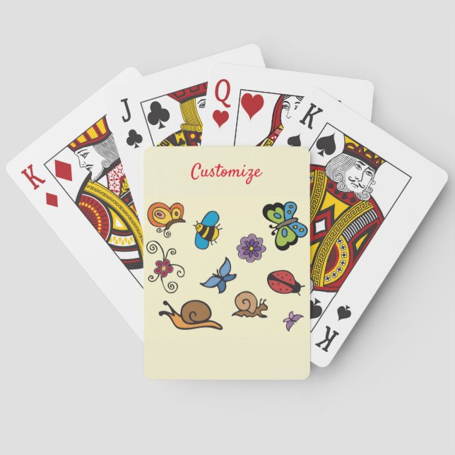 Jeu De Cartes Papillons Escargots Insectes Thunder_Cove (dos)