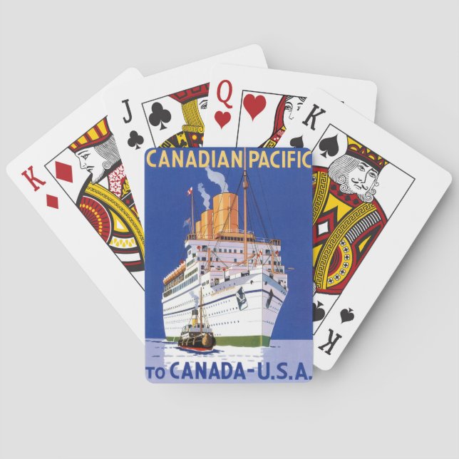 JEU DE CARTES PAQUEBOT EMPRESS OF BRITANNIA (dos)