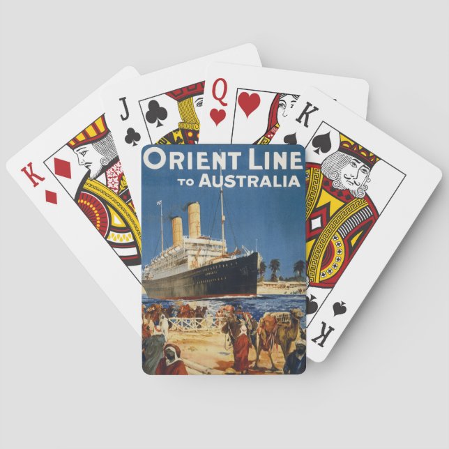 JEU DE CARTES PAQUEBOT OTRANTO AUSTRALIE (dos)