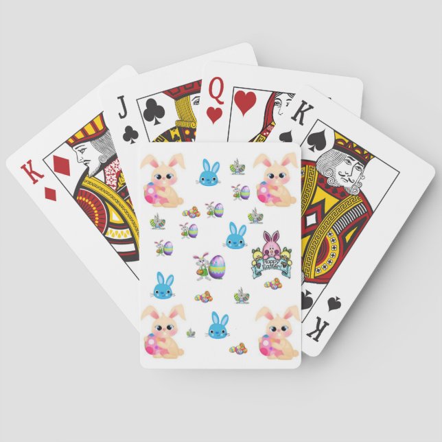 Jeu De Cartes Pâques Jeu de carte Deck (dos)