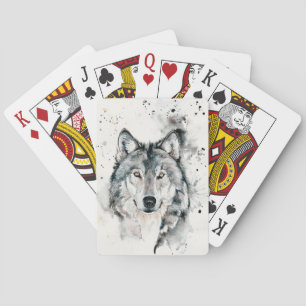 Jeu De Cartes Paquet de loups jouant aux cartes