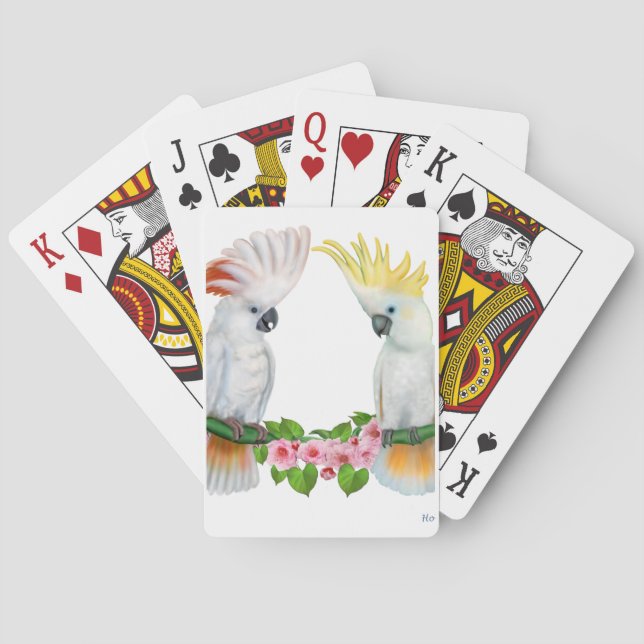 JEU DE CARTES PARADE NUPTIALE DU CACATOÈS (dos)