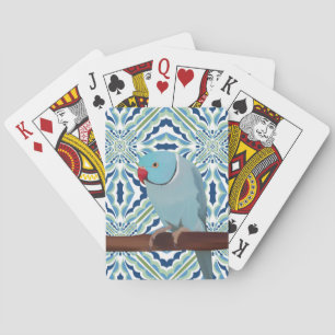 Jeu De Cartes Parakeet Blue Indian Ringneck