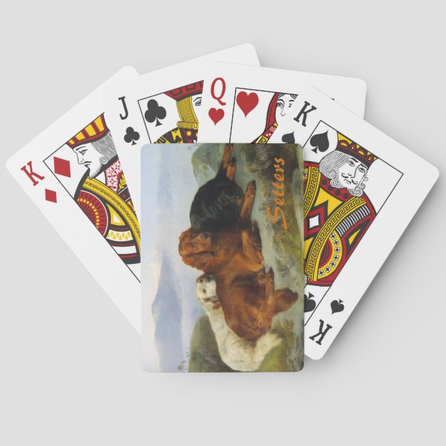 Jeu De Cartes Paramètres vintages Lecture des cartes (dos)