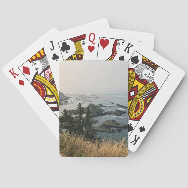 Jeu De Cartes Parc d'état du Cap Arago, Côte de l'Oregon (dos)