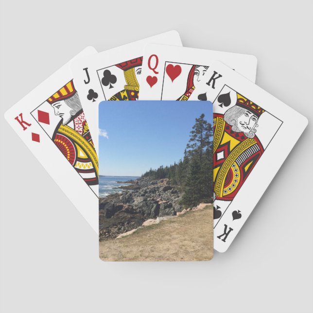 Jeu De Cartes Parc national d'Acadia, cartes de jeu du Maine (dos)