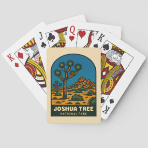 Jeu De Cartes Parc national de Joshua Tree, Vintage voyage rétro