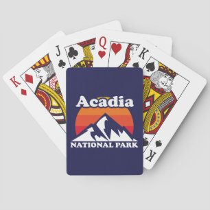 Jeu De Cartes Parc national de l'Acadie vintage