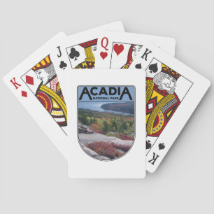 Jeu De Cartes Parc national de l'Acadie Vintage Rétro Île du Mai