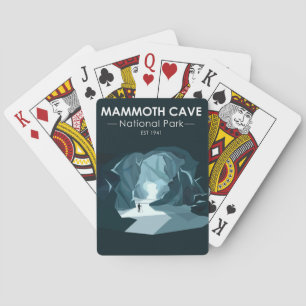 Jeu De Cartes Parc national de Mammoth Cave Kentucky Vintage