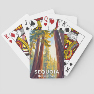 Jeu De Cartes Parc national de Sequoia   Voyage en Californie