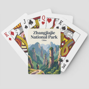 Jeu De Cartes Parc national de Zhangjiajie Chine