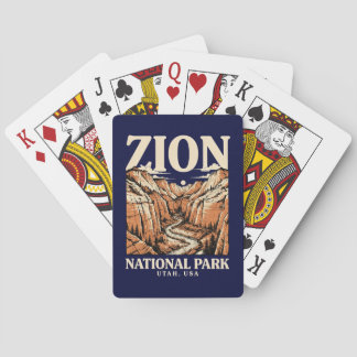 Jeu De Cartes Parc national de Zion Red Cliffs