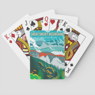 Jeu De Cartes Parc national des Great Smoky Mountains Vintage
