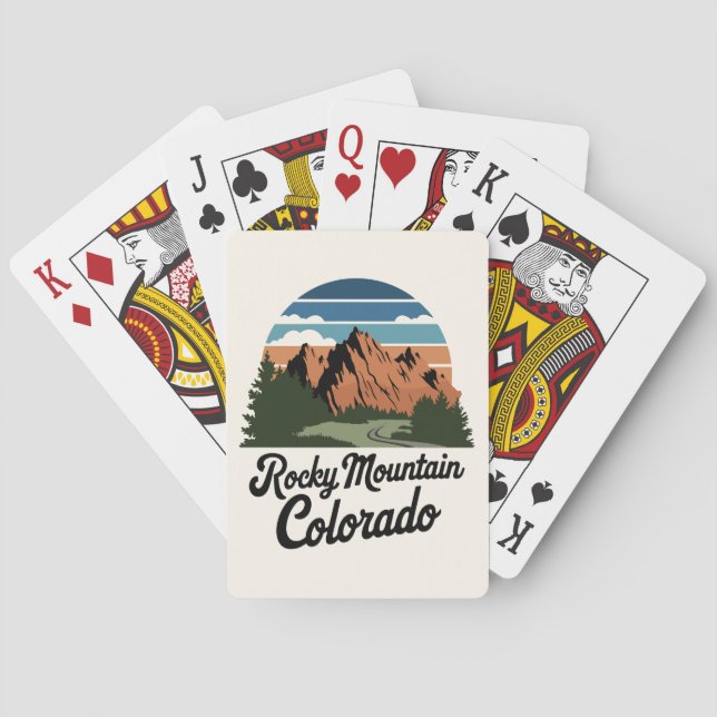 Jeu De Cartes Parc national des Rocheuses (dos)