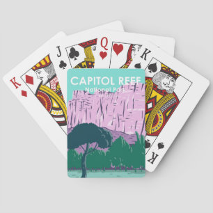 Jeu De Cartes Parc national du Capitol Reef Utah Vintage