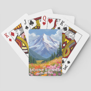 Jeu De Cartes Parc national du mont Rainier   Voyage dans l'État