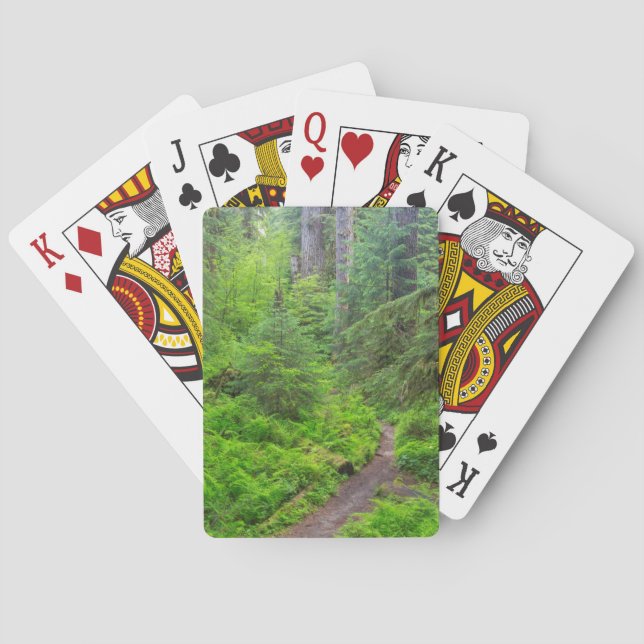 Jeu De Cartes Parc national Olympique, sentier forestier (dos)
