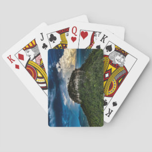 Jeu De Cartes Parc national Pilot Mountain NC   après la tempête