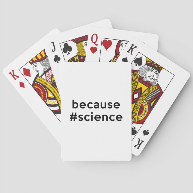 Jeu De Cartes Parce que la science (dos)