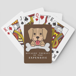 Jeu De Cartes PARCE QUE LA THÉRAPIE EST TROP CHER chien drôle