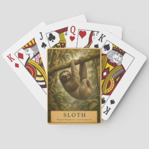 Jeu De Cartes Paresseux Amérique centrale VINTAGE