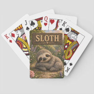 Jeu De Cartes Paresseux Livre pour Enfants Animaux de la Nurseri
