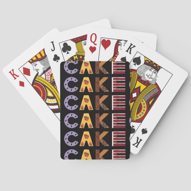 Jeu De Cartes Parfum de gâteau à base de viennoiseries, stratifi (dos)