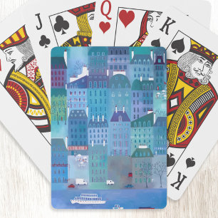 Jeu De Cartes Paris bleu