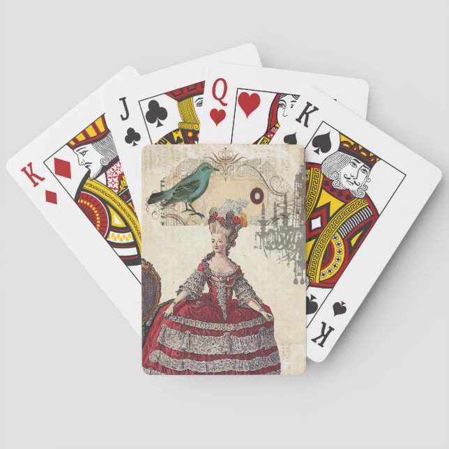 Jeu De Cartes Paris Chandelier reine Marie Antoinette (dos)