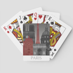 Jeu De Cartes Paris Elevages par nuit - Rouge