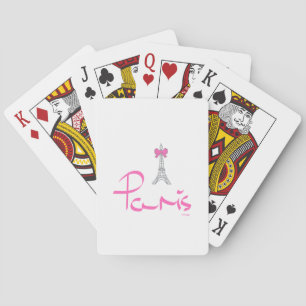 Jeu De Cartes Paris-France-avec-la-Bow-Rose