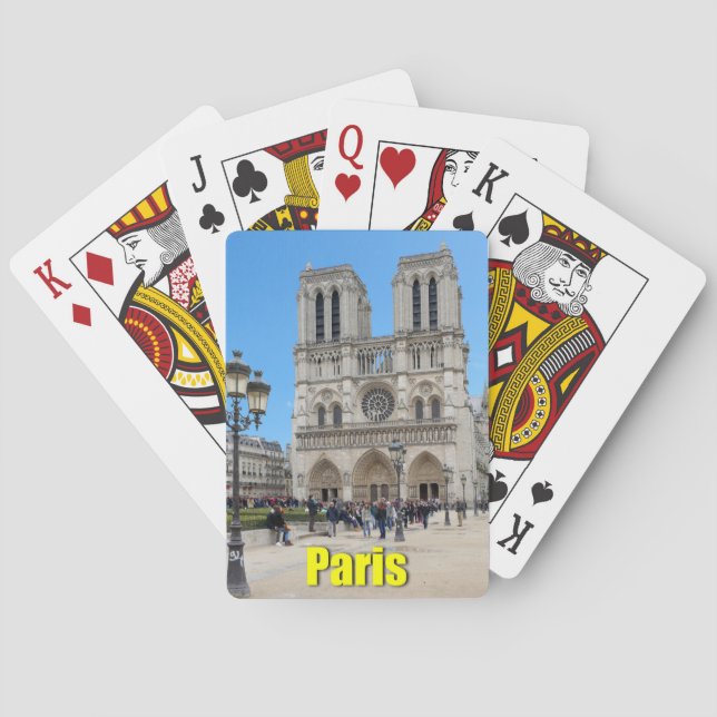 Jeu De Cartes PARIS Notre Dame (dos)