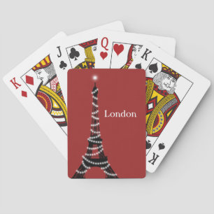 Jeu De Cartes Paris scintille partout Cartes de Poker rouge
