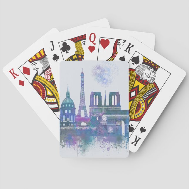 Jeu De Cartes Paris Skyline (dos)