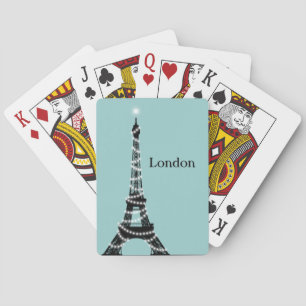 Jeu De Cartes Paris Sparkles Everywhere Poker Cartes turquoise