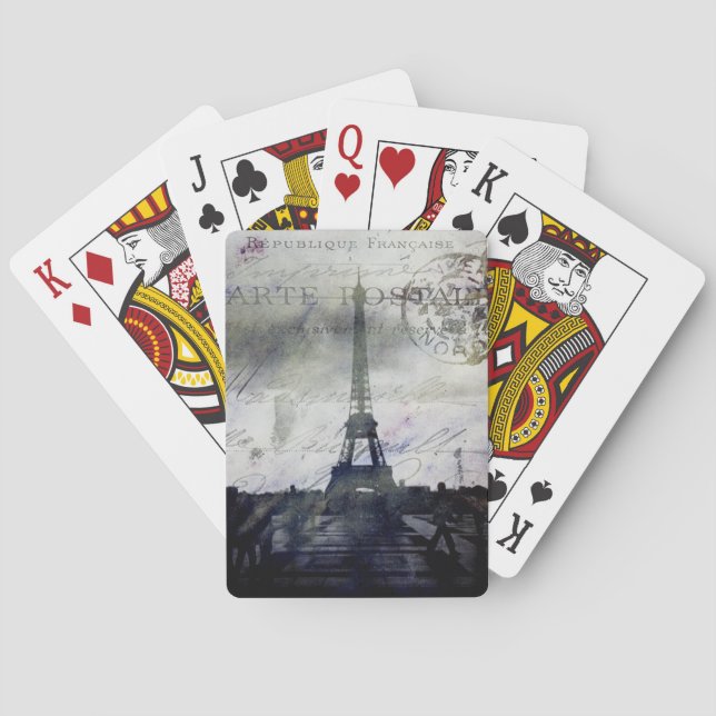 Jeu De Cartes Paris texturé (dos)