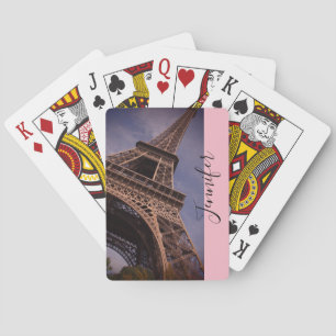 Jeu De Cartes Paris Tour Eiffel Photo emblématique